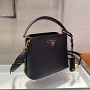 Prada Matinée Micro Saffiano Black Bag - 1BA286 - 21x16.5x9.5cm - 2