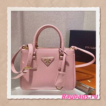 Prada Galleria Saffiano Petal Pink - 1BA906 - 20x15x9.5cm