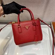 Prada Galleria Saffiano Fiery Red Bag - 1BA906 - 20x15x9.5cm - 6