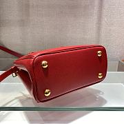 Prada Galleria Saffiano Fiery Red Bag - 1BA906 - 20x15x9.5cm - 5