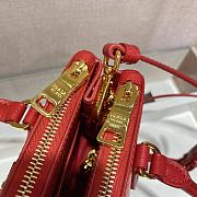 Prada Galleria Saffiano Fiery Red Bag - 1BA906 - 20x15x9.5cm - 4
