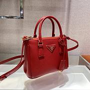 Prada Galleria Saffiano Fiery Red Bag - 1BA906 - 20x15x9.5cm - 2