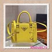 Prada Galleria Saffiano Yellow Bag - 1BA906 - 20x15x9.5cm - 1