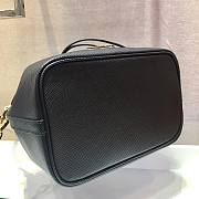 Prada Saffiano Bucket Black Bag - 1BZ032- 22x22x14cm - 4