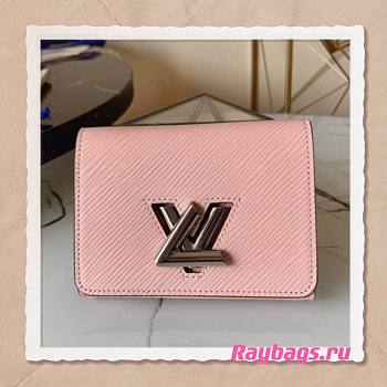 Louis Vuitton Twist Compact Wallet Pink - M62934 - 12x 9.5 x 2.5 cm