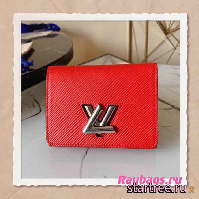 Louis Vuitton Twist Compact Wallet Red - M62934 - 12x 9.5 x 2.5 cm - 1