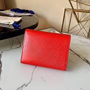 Louis Vuitton Twist Compact Wallet Red - M62934 - 12x 9.5 x 2.5 cm - 6