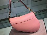 Dior Saddle In Pink Grained Calfskin - M0446C - 25.5 x 20 x 6.5 cm - 5