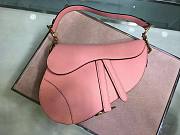 Dior Saddle In Pink Grained Calfskin - M0446C - 25.5 x 20 x 6.5 cm - 4