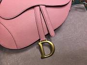 Dior Saddle In Pink Grained Calfskin - M0446C - 25.5 x 20 x 6.5 cm - 2