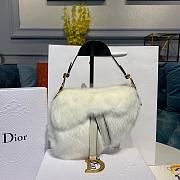 Dior Saddle White Bag - 20x5x15cm - 1