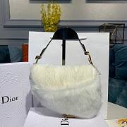 Dior Saddle White Bag - 20x5x15cm - 6