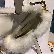 Dior Saddle White Bag - 20x5x15cm - 5