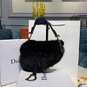 Dior Saddle Black Bag - 20x5x15cm - 3