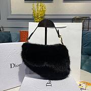 Dior Saddle Black Bag - 20x5x15cm - 4