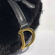 Dior Saddle Black Bag - 20x5x15cm - 2