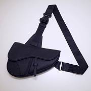 Dior Saddle Black Bag - 20x28.6x5cm - 1
