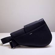 Dior Saddle Black Bag - 20x28.6x5cm - 6