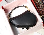 Dior Saddle Black Calfskin bag - 25.5 x 20 x 6.5cm - 4