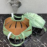 BOTTEGA VENETA Pistachio The Shell Small Mint bag - 22x14x10cm - 3