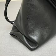  BOTTEGA VENETA Trine Black leather clutch - 16x18x32cm - 2