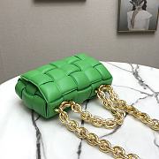 BV The Chain Cassette Green Shoulder Bag- 26x18x8cm - 3