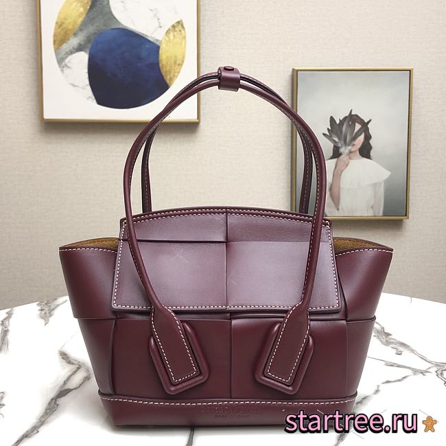 Bottega Veneta Red Wine Mini Arco Bag - 29x9x29cm - 1