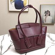 Bottega Veneta Red Wine Mini Arco Bag - 29x9x29cm - 2