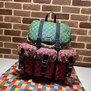 Gucci GG Multicolour Small Backpack - 658783 - 20x31x11.5cm - 1