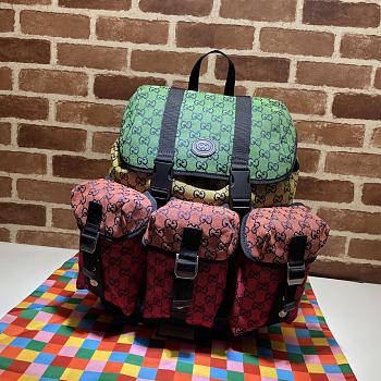 Gucci GG Multicolour Small Backpack - 658783 - 20x31x11.5cm