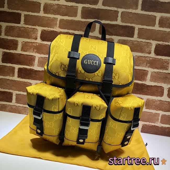 Gucci Off The Grid Yellow Backpack - 626160 - 29x42x18cm - 1