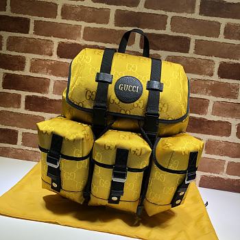 Gucci Off The Grid Yellow Backpack - 626160 - 29x42x18cm