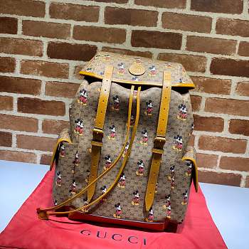  Gucci Beige Disney x Gucci medium backpack - 28x40x18cm