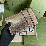 Gucci Gold Lizard Super Mini Dionysus Bag - 16.5x10x4.5cm - 5