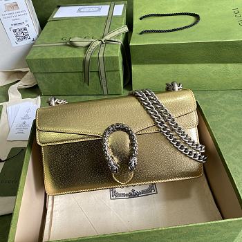 Gucci Dionysus Small Shoulder Bag in Golden- 499623 - 25x13.5x7cm