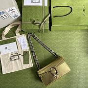 Gucci Dionysus Small Shoulder Bag in Golden- 499623 - 25x13.5x7cm - 6
