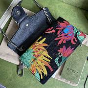 Gucci Black Ken Scott Edition Super Mini Print Dionysus - 16.5x10x4.5cm  - 5