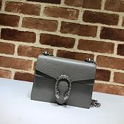 Gucci Dionysus Grey Leather Mini Bag - ‎421970 - 20x15.5x5cm - 1