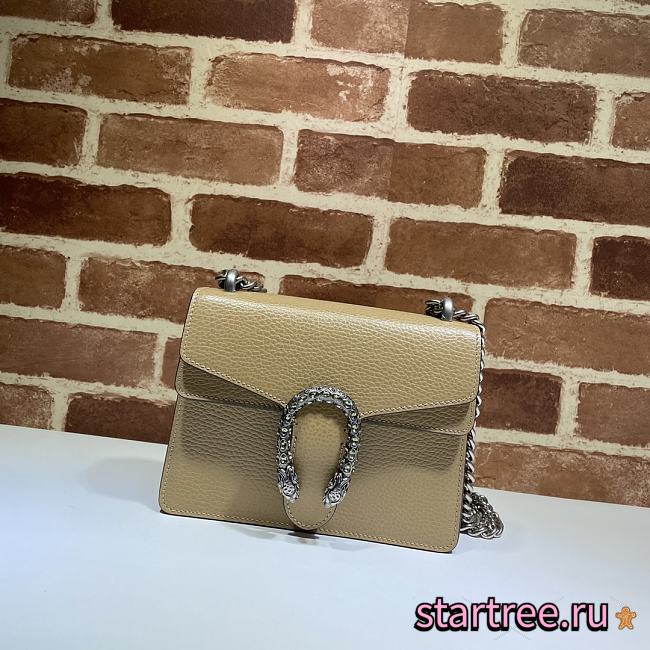 Gucci Dionysus Tan Leather Mini Bag - ‎421970 - 20x15.5x5cm - 1