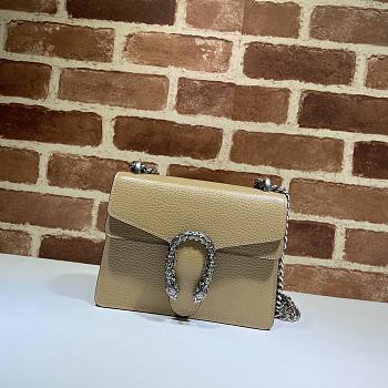 Gucci Dionysus Tan Leather Mini Bag - ‎421970 - 20x15.5x5cm