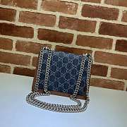 Gucci Denim Dionysus Small Chain Crossbody Bag - 421970 - 20x15.5x5cm - 4