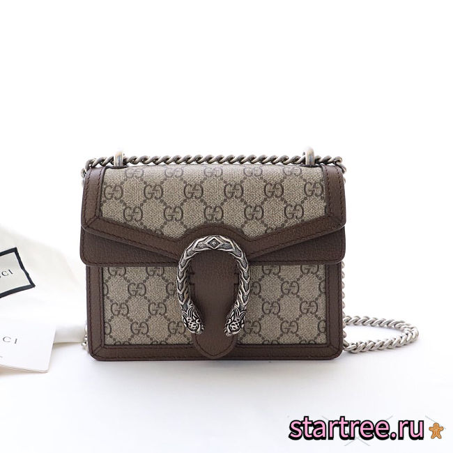 Gucci Dionysus Supreme Mini Bag - 421970 - 20x15.5x5cm - 1