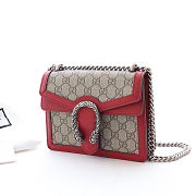 Gucci Dionysus Supreme Mini Red Bag - 421970 - 20x15.5x5cm - 2