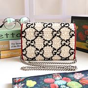 Gucci Dionysus GG Tweed Clutch - 20x13x6cm - 2