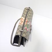 Gucci Dionysus Small GG Blooms Shoulder Black Bag - 28x18x9cm - 4
