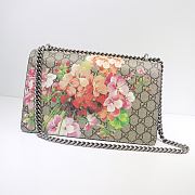 Gucci Dionysus Small GG Blooms Shoulder Black Bag - 28x18x9cm - 2