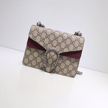 Gucci Dionysus GG Supreme Red Wine Mini bag - 421970 - 20x15.5x5cm