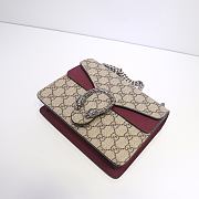 Gucci Dionysus GG Supreme Red Wine Mini bag - 421970 - 20x15.5x5cm - 3