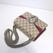 Gucci Dionysus GG Supreme Red Wine Mini bag - 421970 - 20x15.5x5cm - 5