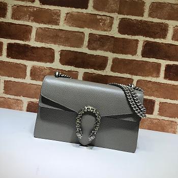 Gucci Grey Dionysus Small Shoulder Bag- 400249 - 28x18x9cm